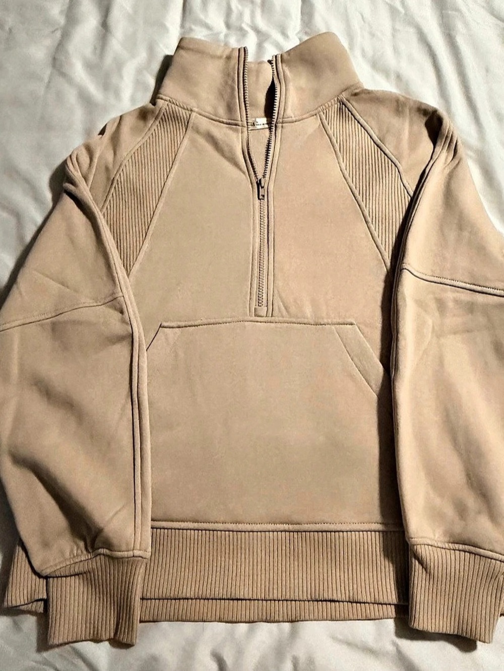 NWOT ZENANA Quarter-Zip Pullover Size Medium